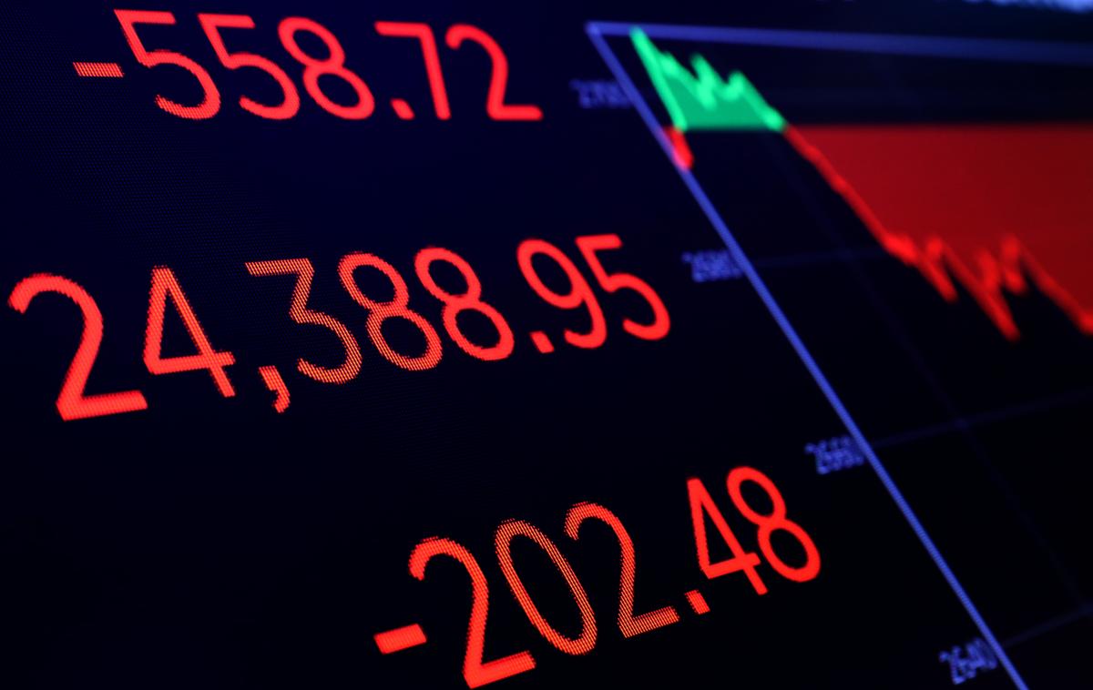 A screen displays the Dow Jones Industrial Average following the close of trading on the floor of the New York Stock Exchange (NYSE) in New York, U.S., December 7, 2018. REUTERS/Brendan McDermid