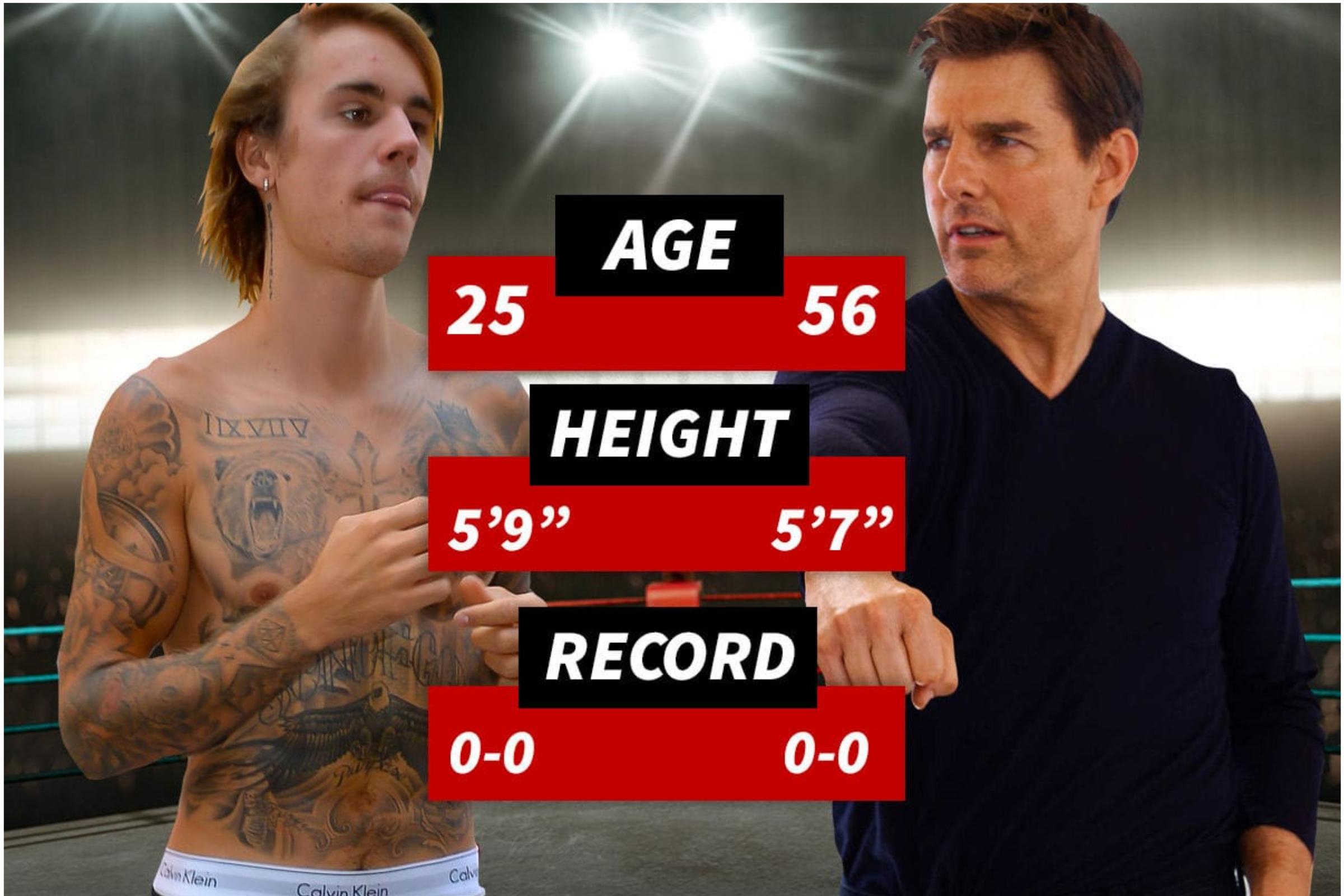 Justin Bieber Vs Tom Cruise Is It Really Happening Everything You Need To Know