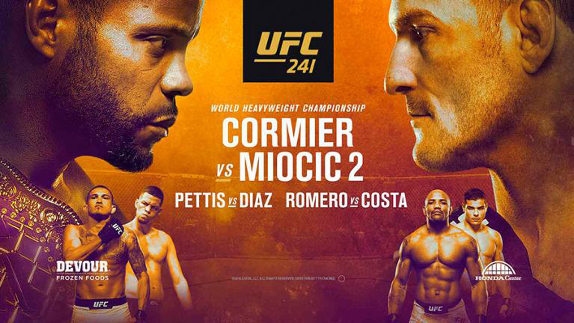 UFC 241 How to Watch Online and Live Stream; Time and Date