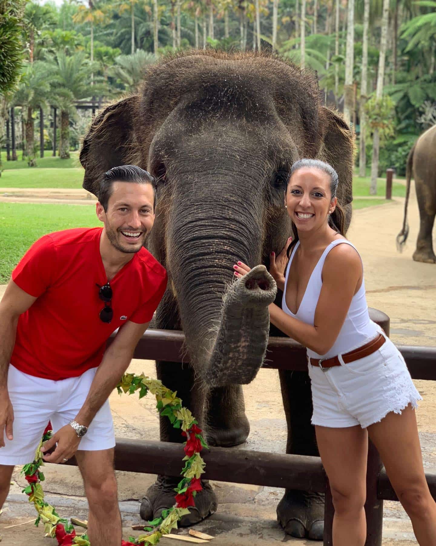 Dax Tejera with his wife