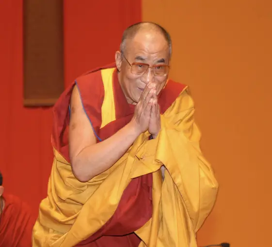 Dalai Lama has apologized after kissing a boy and asking him to ‘suck’ his tongue. Credit: Alamy