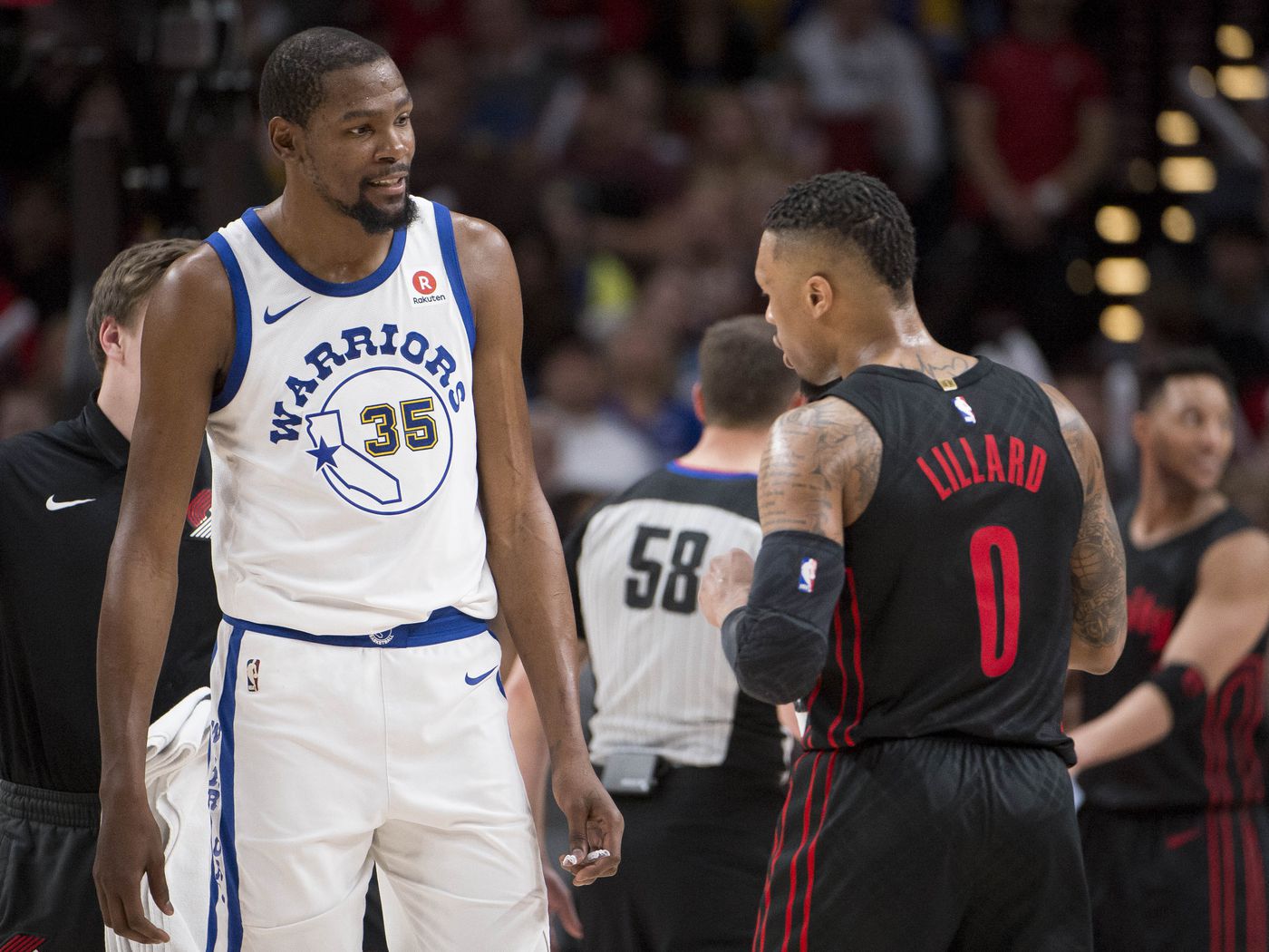 Kevin Durant, Kevin Durant says there's no big deal in Damian Lillard's trade request.