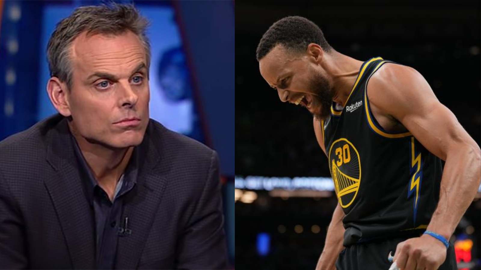 Colin Cowherd and Stephen Curry