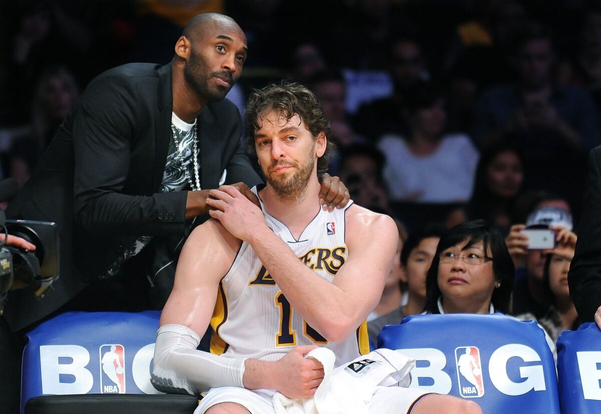 Pau Gasol and Kobe