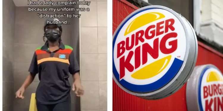 Burger King Employee Shuts Down Customer Who Complained That Her Uniform Was Distracting Her 5980