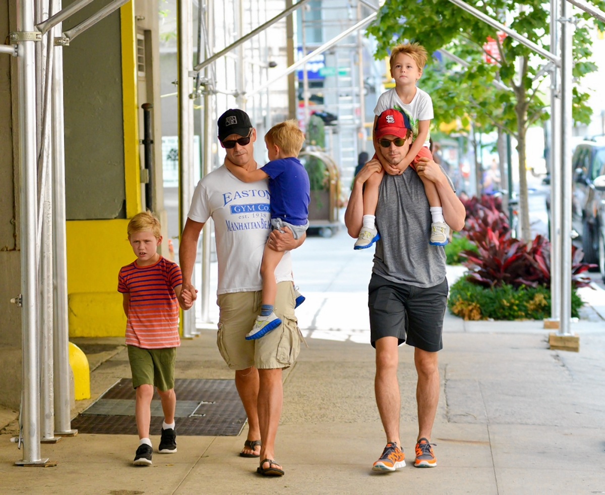 Simon Halls, Matt Bomer kids