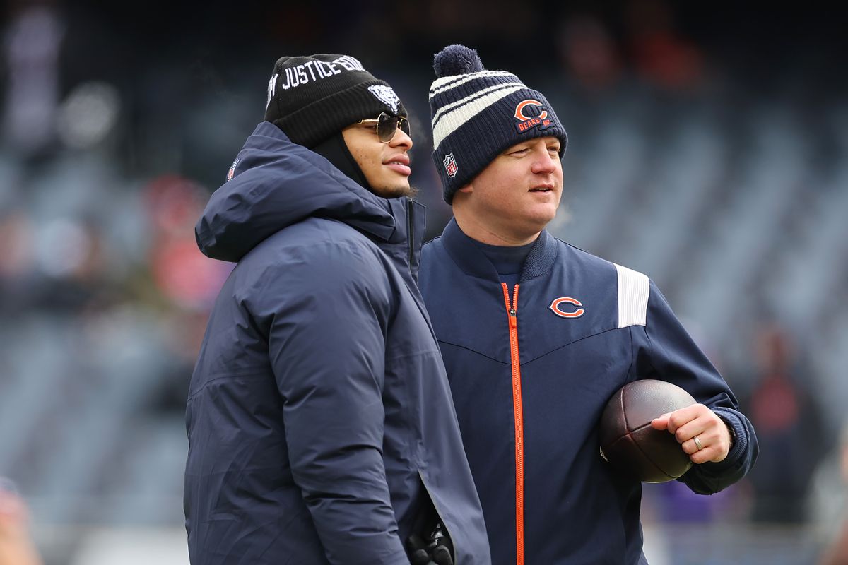 The Chicago Bears' Offensive Reinforcement A Strategy for Justin Fields or a Prelude to Caleb Williams..