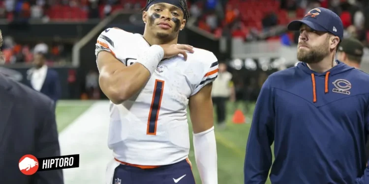 The Tumultuous Tale of Justin Fields and the Chicago Bears A Story of Potential and Uncertainty..