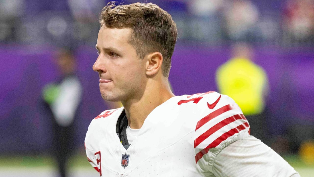 Brock Purdy The NFL's Rising Star Shaping the Future of the San Francisco 49ers.