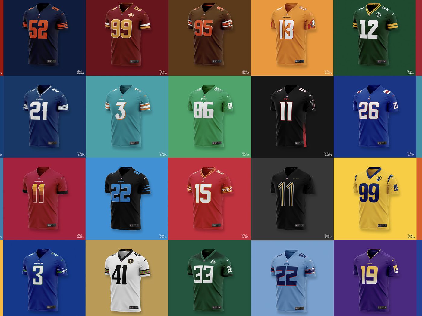 NFL News: NFL Uniform Evolution Exploring Team Styles Through Time ...