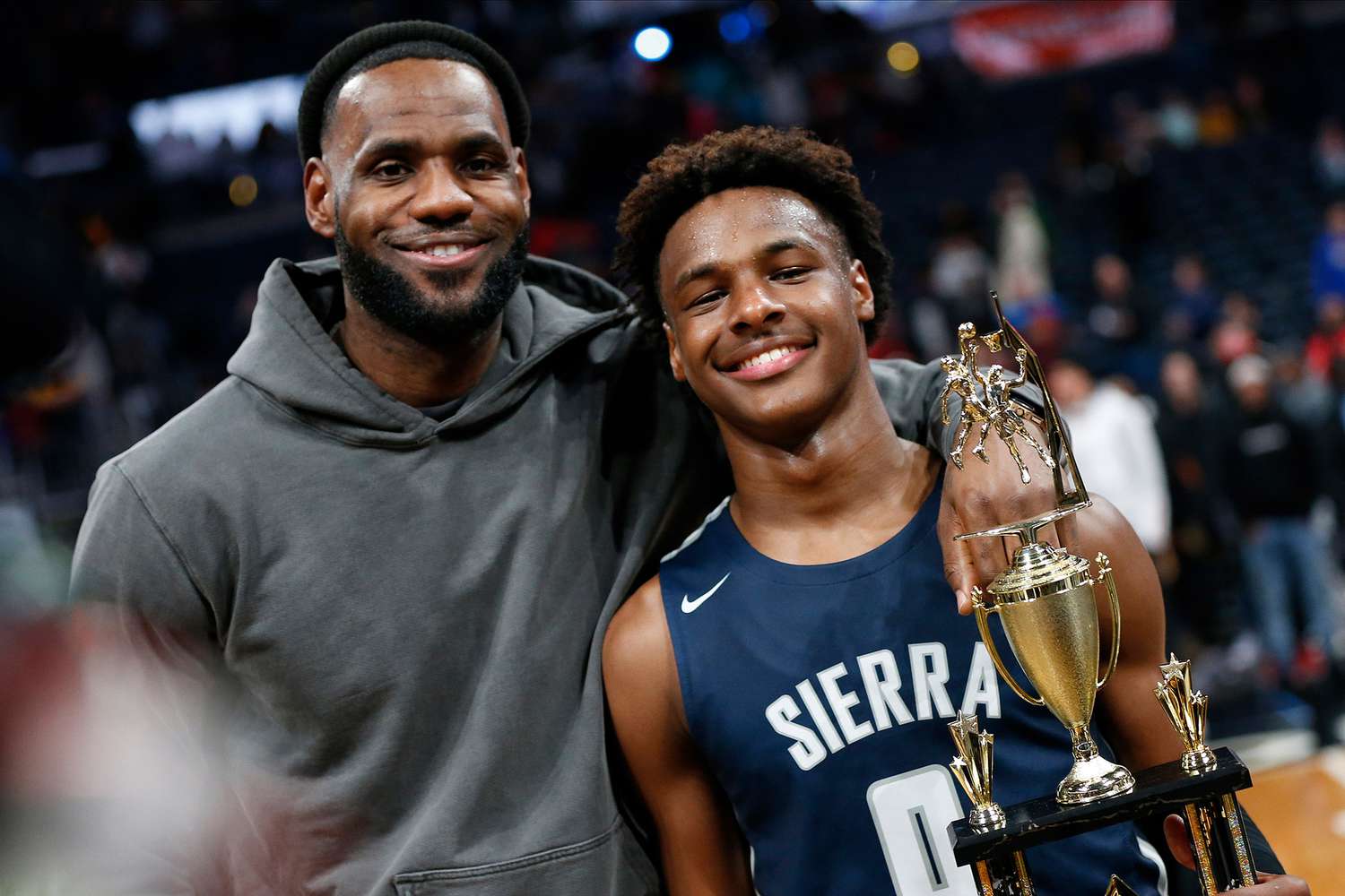 Bronny James Challenges LeBron James for a 1-on-1 Showdown