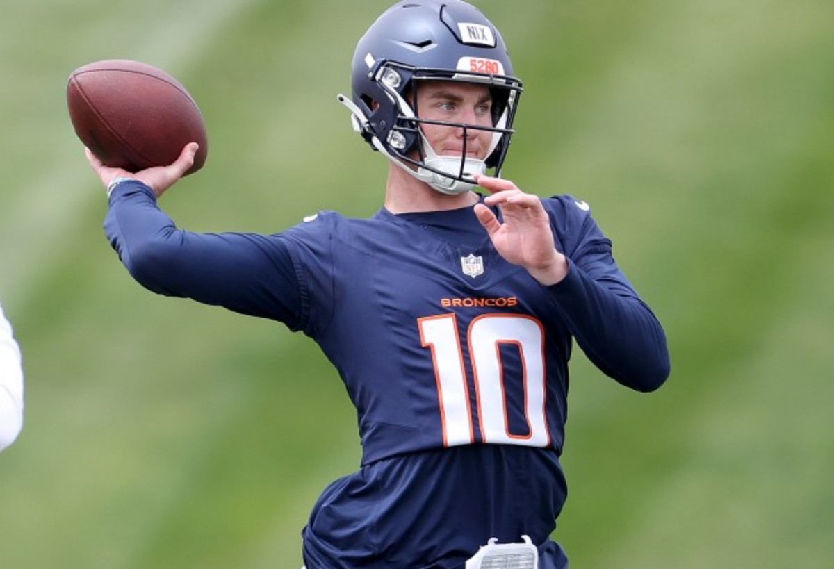  A Rocky Start for Rookie Bo Nix at Broncos' OTA