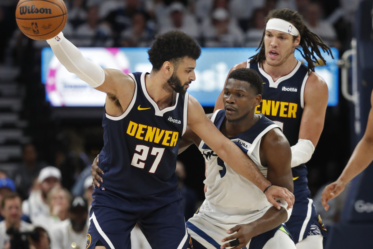 Anthony Edwards Ignites a Captivating Playoff Spectacle: His Exchange With Jamal Murray Following the Minnesota Timberwolves vs Denver Nuggets Game 4