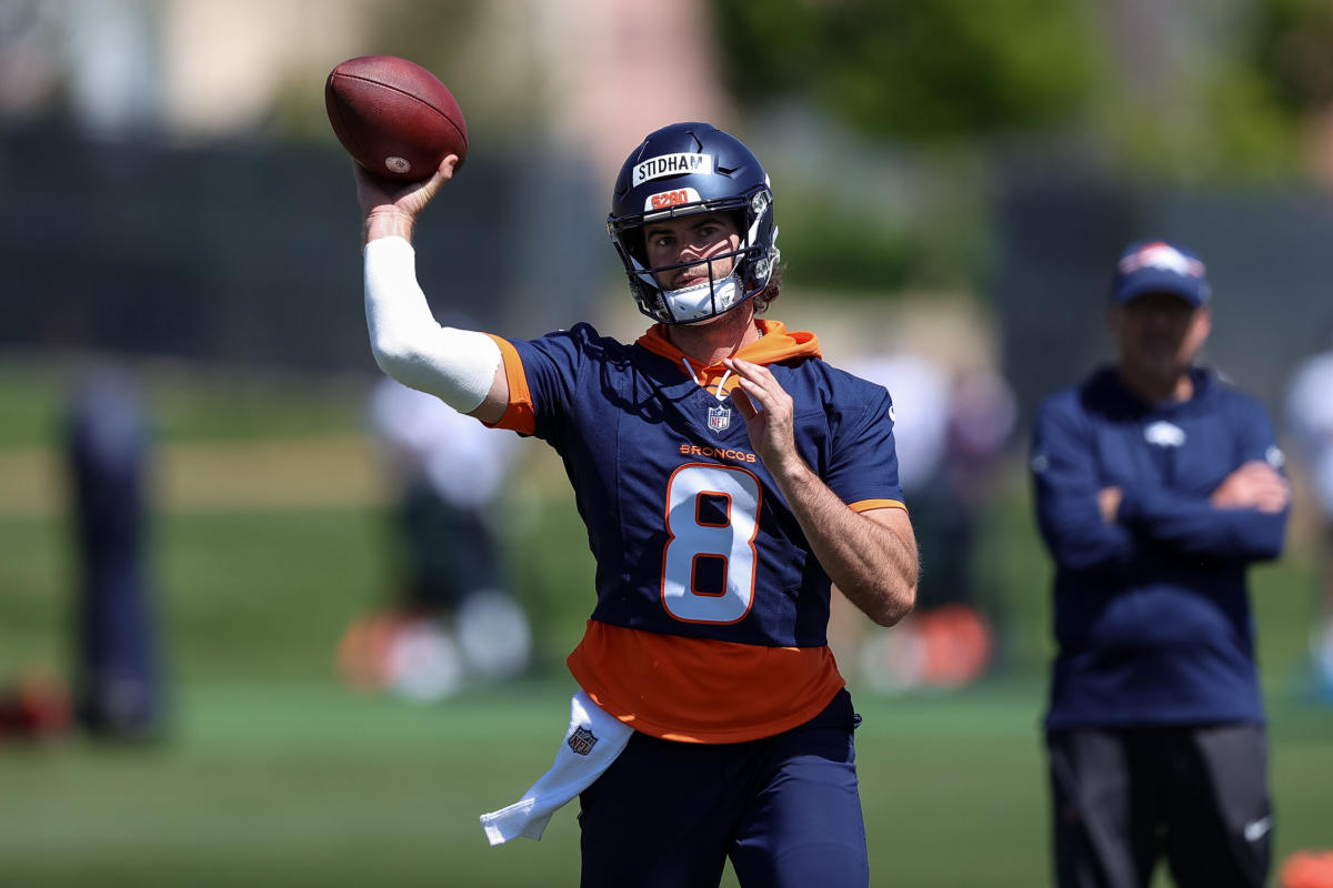  Battling for Dominance Jarrett Stidham's Tenacious Quest to Lead the Broncos