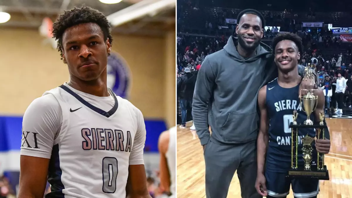 Bronny James at the NBA Combine A Budding Talent Amid Size Concerns.