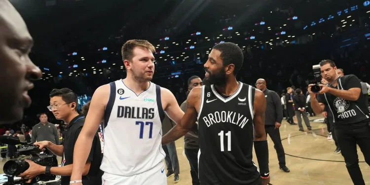 Dallas Mavericks' Dynamic Duo - Kyrie Irving and Luka Doncic Redefine Excellence in the NBA