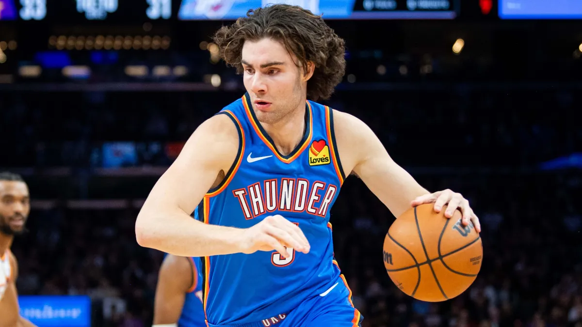 Josh Giddey Makes His NBA Bench Debut As the Oklahoma City Thunder’s Postseason Fairytale Climaxes