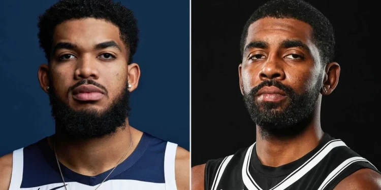 Karl-Anthony Towns Receives Support From Dallas Mavericks' Kyrie Irving