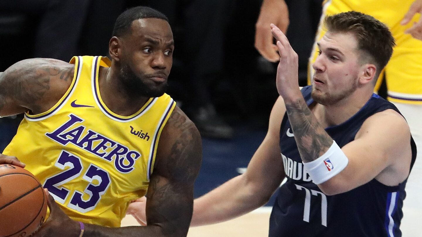 Luka Doncic’s Impressive Playoff Statistics Spark a Lively Debate About LeBron James