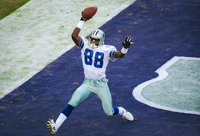 Michael Irvin during a game