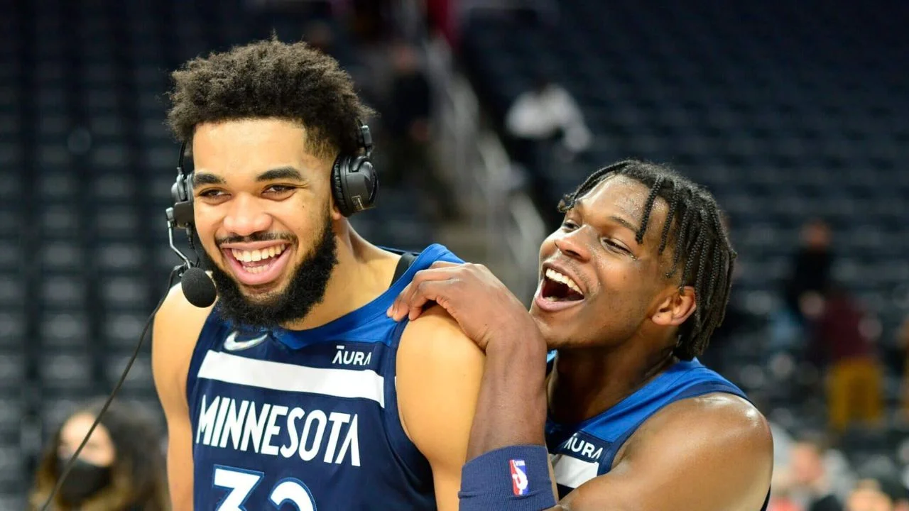 Minnesota Timberwolves’ Dynamic Duo, The Unstoppable Charm of Anthony Edwards and Karl-Anthony Towns