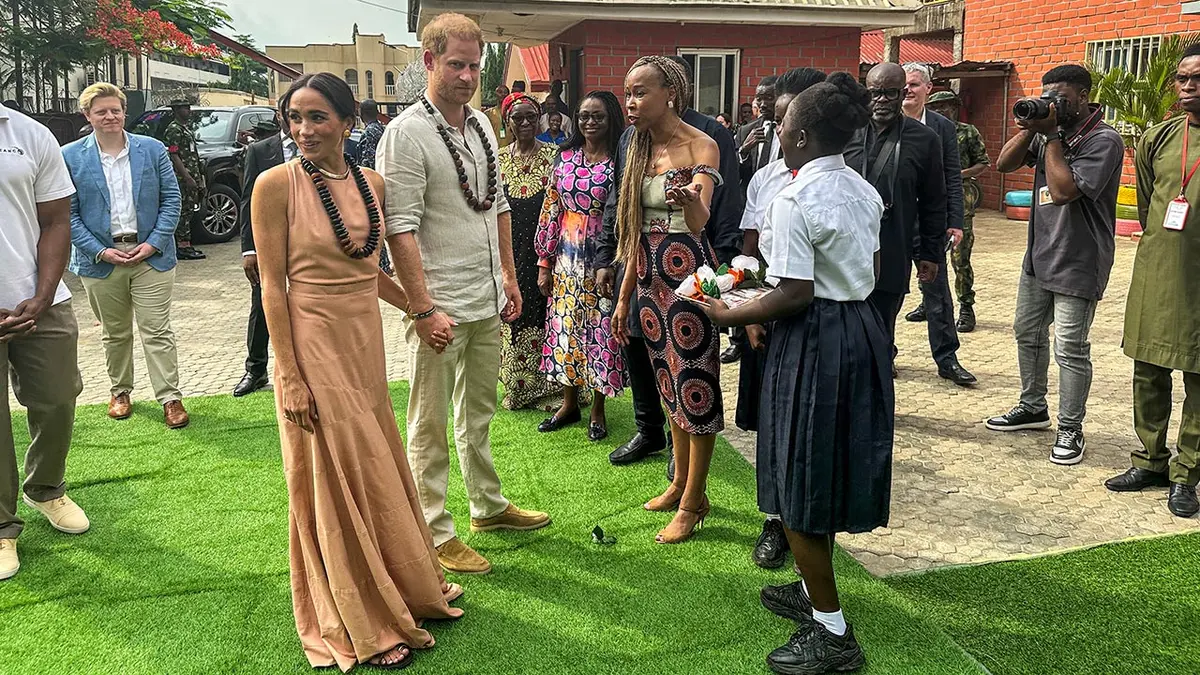 Nigeria's First Lady Critiques Meghan Markle's Fashion on Recent Visit Calls for Cultural Respect-