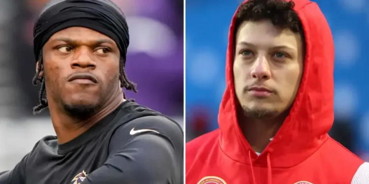 Showdown of Titans Lamar Jackson's Cool Response to Opening Clash with Patrick Mahomes