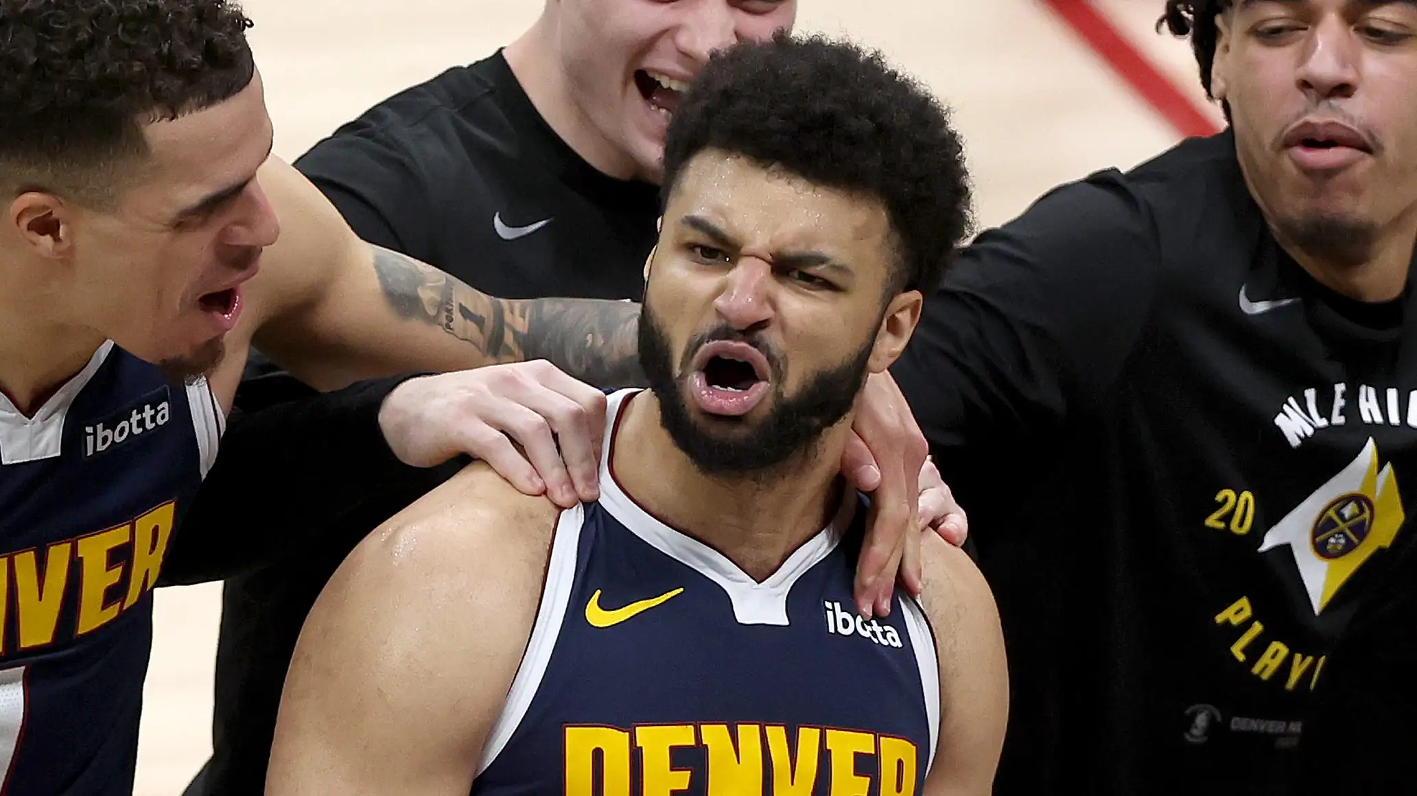 Jamal Murray of the Denver Nuggets Is Optimistic That His Elbow Will Improve in Time for Game 7