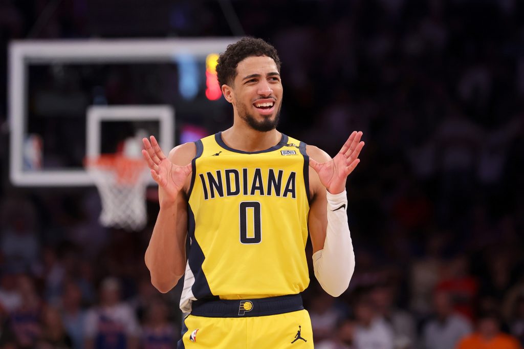 Indiana Pacers’ Sweet Victory Over New York Knicks, Tyrese Haliburton’s Fashion Statement Images a Taunt