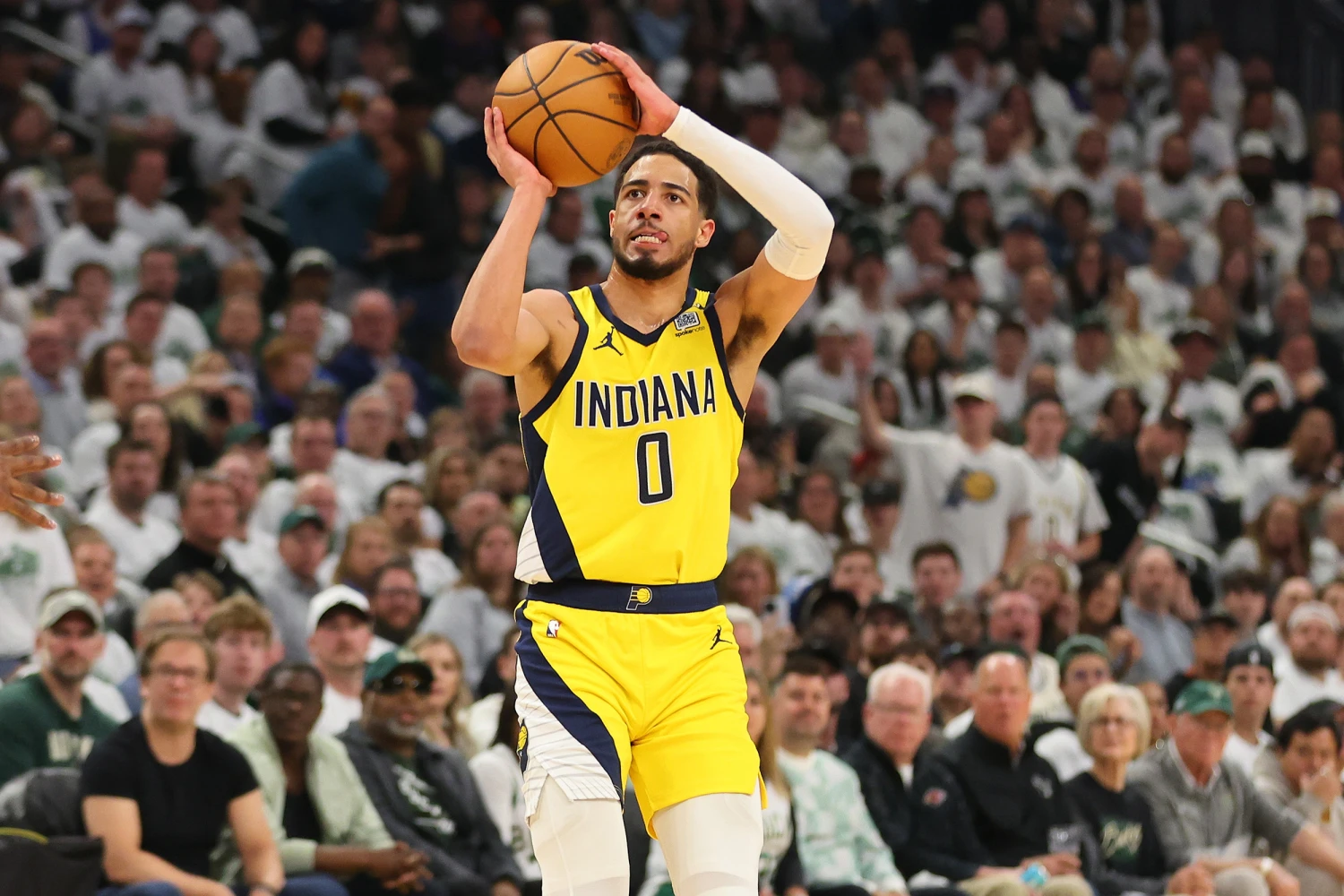 Indiana Pacers’ Sweet Victory Over New York Knicks, Tyrese Haliburton’s Fashion Statement Images a Taunt