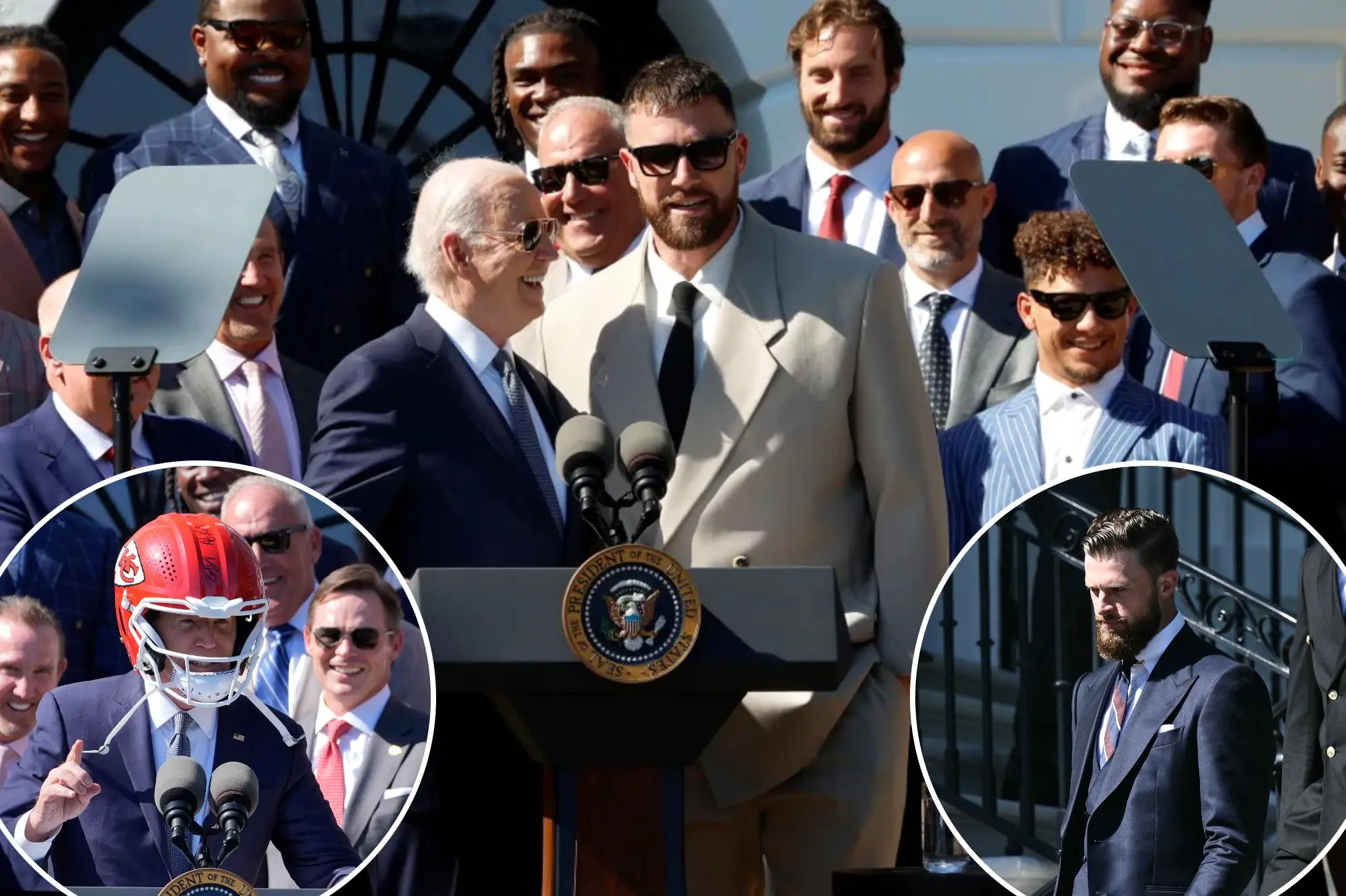 A Lighthearted Moment at the White House Travis Kelce's Tased Comment Sparks Humor and Clarifications