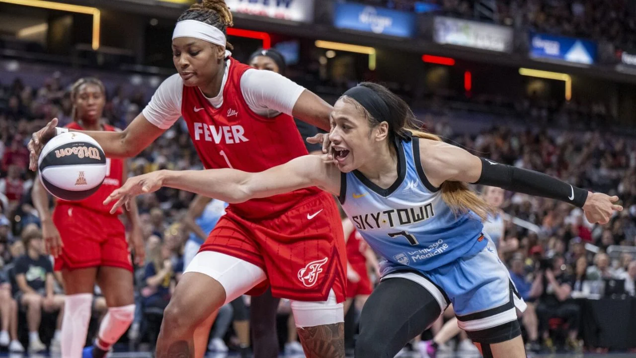 Unidentified Man Harrasses Chennedy Carter At Chicago Sky’s Hotel Amid Caitlin Clark Flagrant Foul Drama