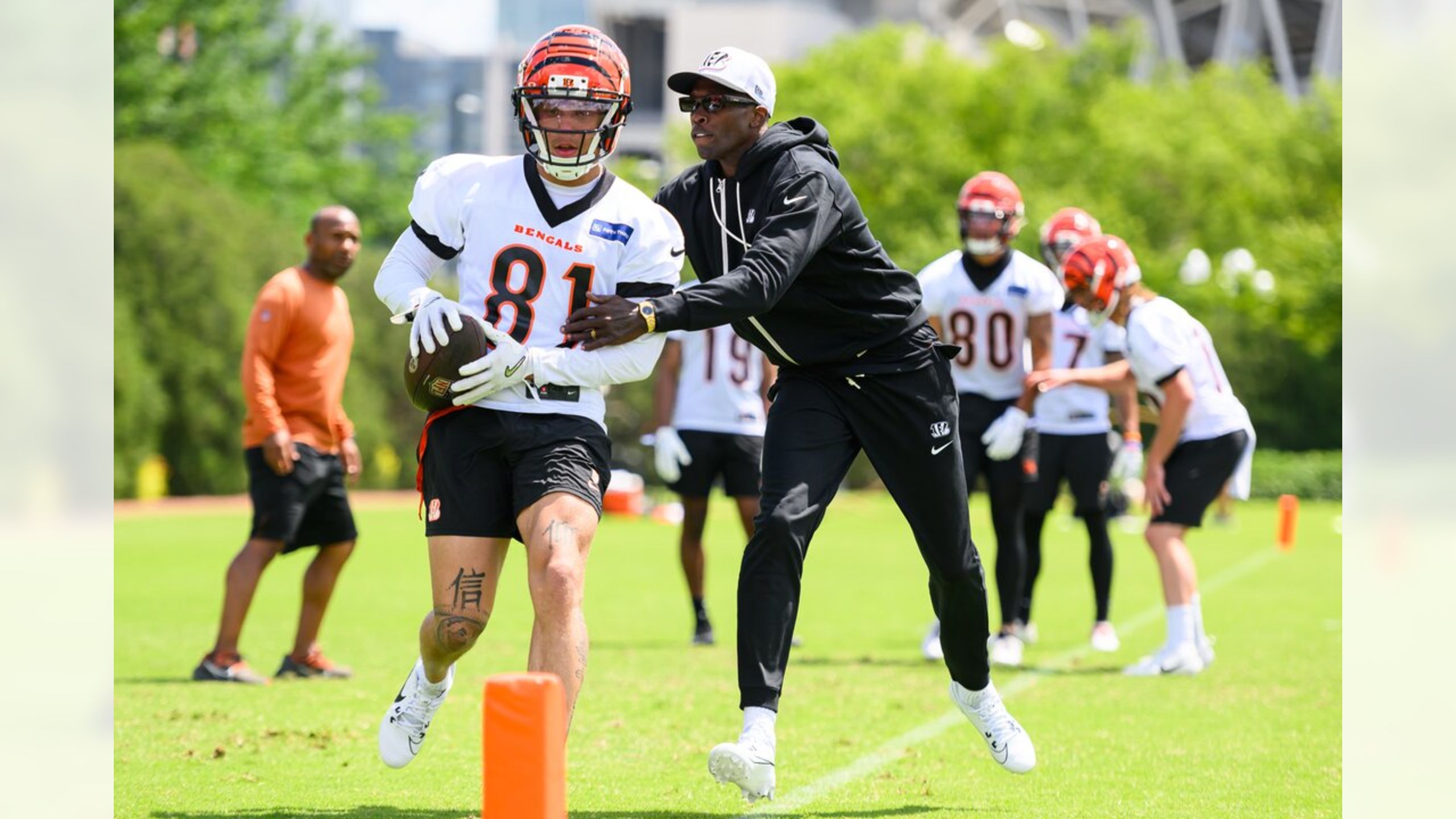  Contract Standoff Bengals Begin OTAs Without Key Receivers Chase and Higgins