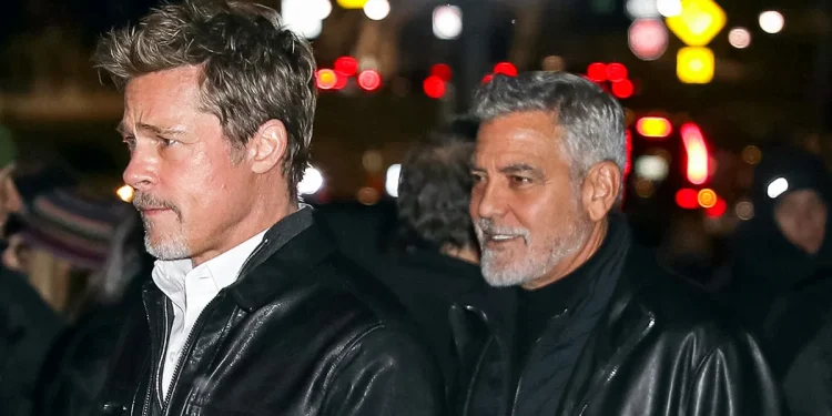 George Clooney and Brad Pitt Debunk Wild Salary Rumors for 'Wolfs' at Venice Film Festival