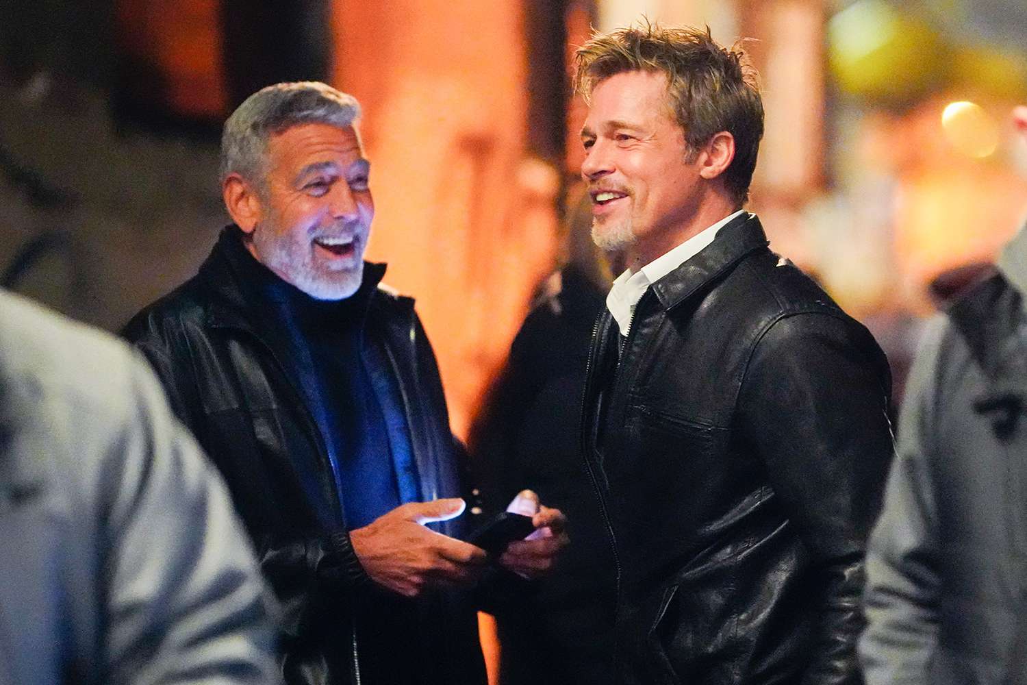 George Clooney and Brad Pitt Debunk Wild Salary Rumors for 'Wolfs' at Venice Film Festival